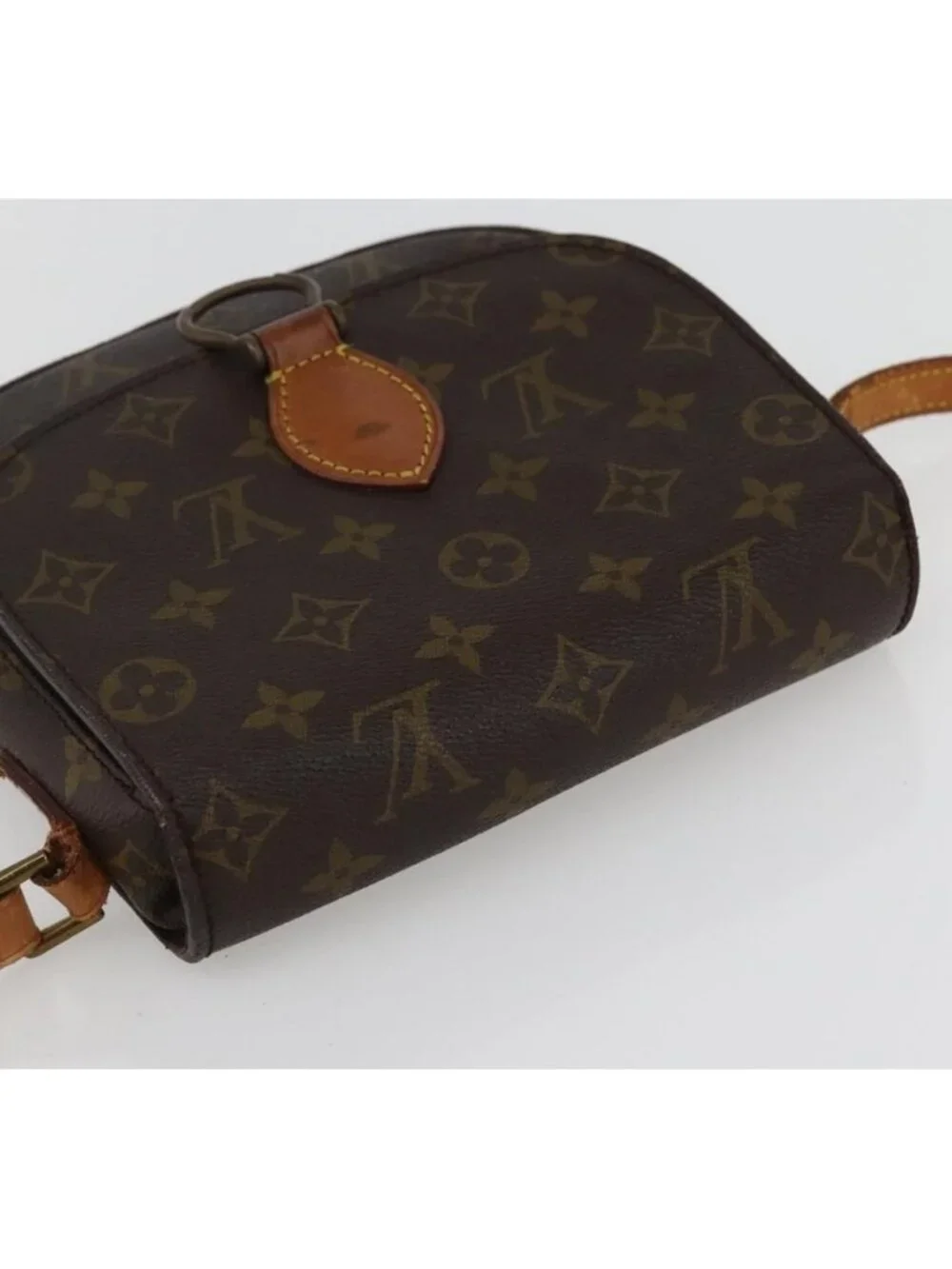 Authentic LOUIS VUITTON Monogram Saint Cloud MM Shoulder Bag M51243 LV